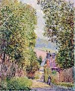 Alfred Sisley Une rue a Louveciennes USA oil painting artist